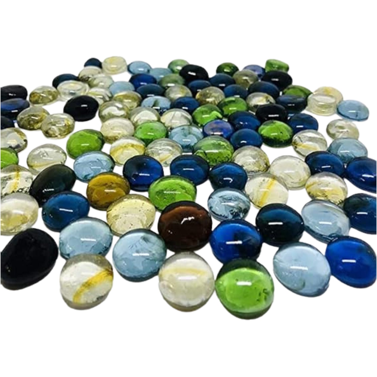 Glass Gem Stone, Flat Round Marbles Pebbles for Vase Fillers, Attractive pebbles for Aquarium Fish Tank. Glass Gem Stone, Flat Round Marbles Pebbles for Vase Fillers, Attractive pebbles for Aquarium Fish Tank.